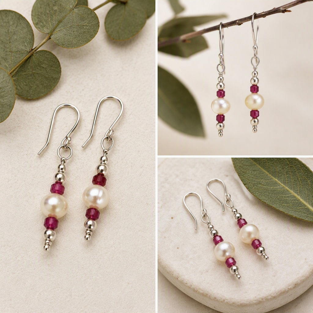 Garnets & Pearls